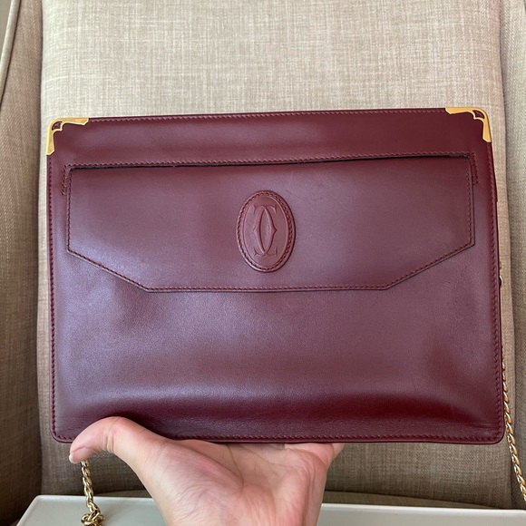 Authentic Cartier vintage clutch bag ( Q073) - Picture 5 of 13
